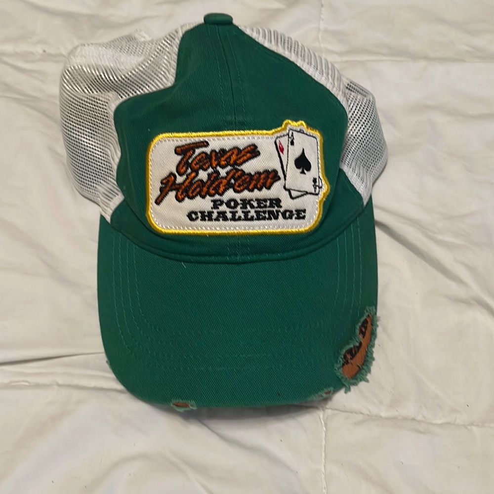 Texas Holdom poker trucker cap